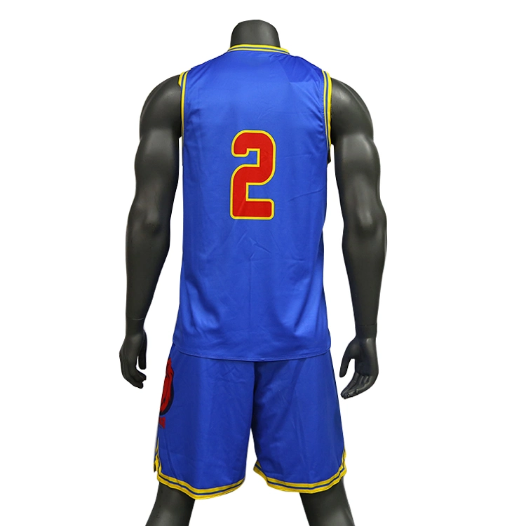 Hot Sales Sublimated Printed Basketball Jersey Reversible Mesh Basketball Uniform