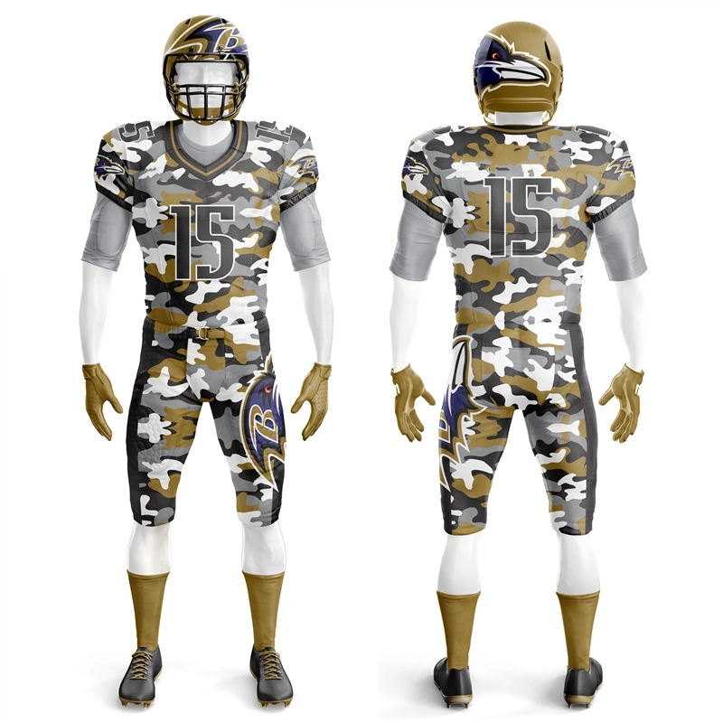 Factory Supply Free Design Customized American Football Uniform for Men