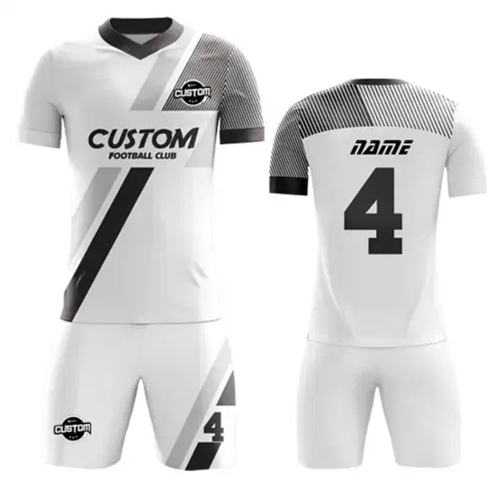 Uniforme de futebol de sublimação de roupas esportivas OEM de camisa de futebol personalizada de venda quente